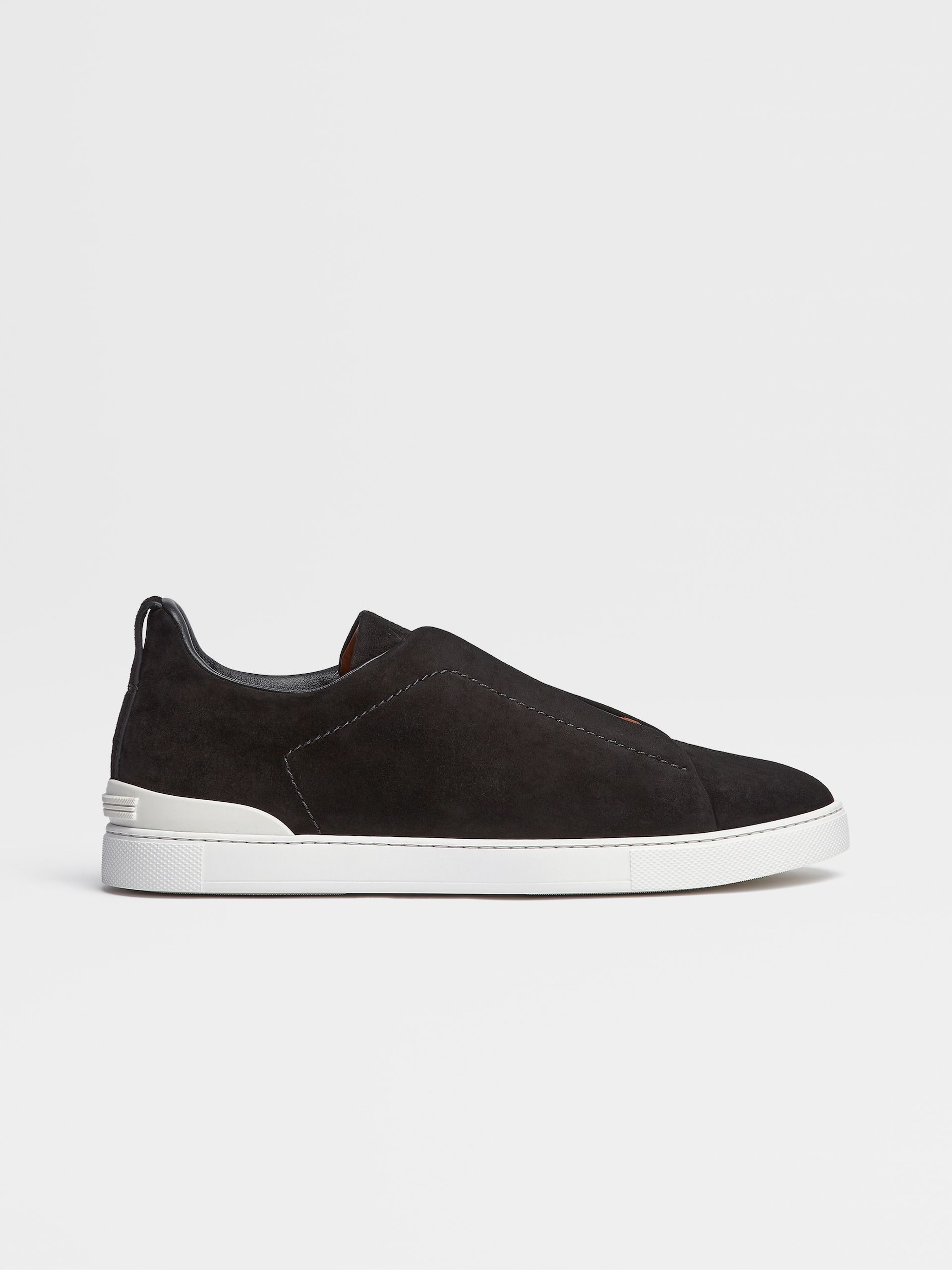 Reversed Suede Triple Stitch Sneakers
