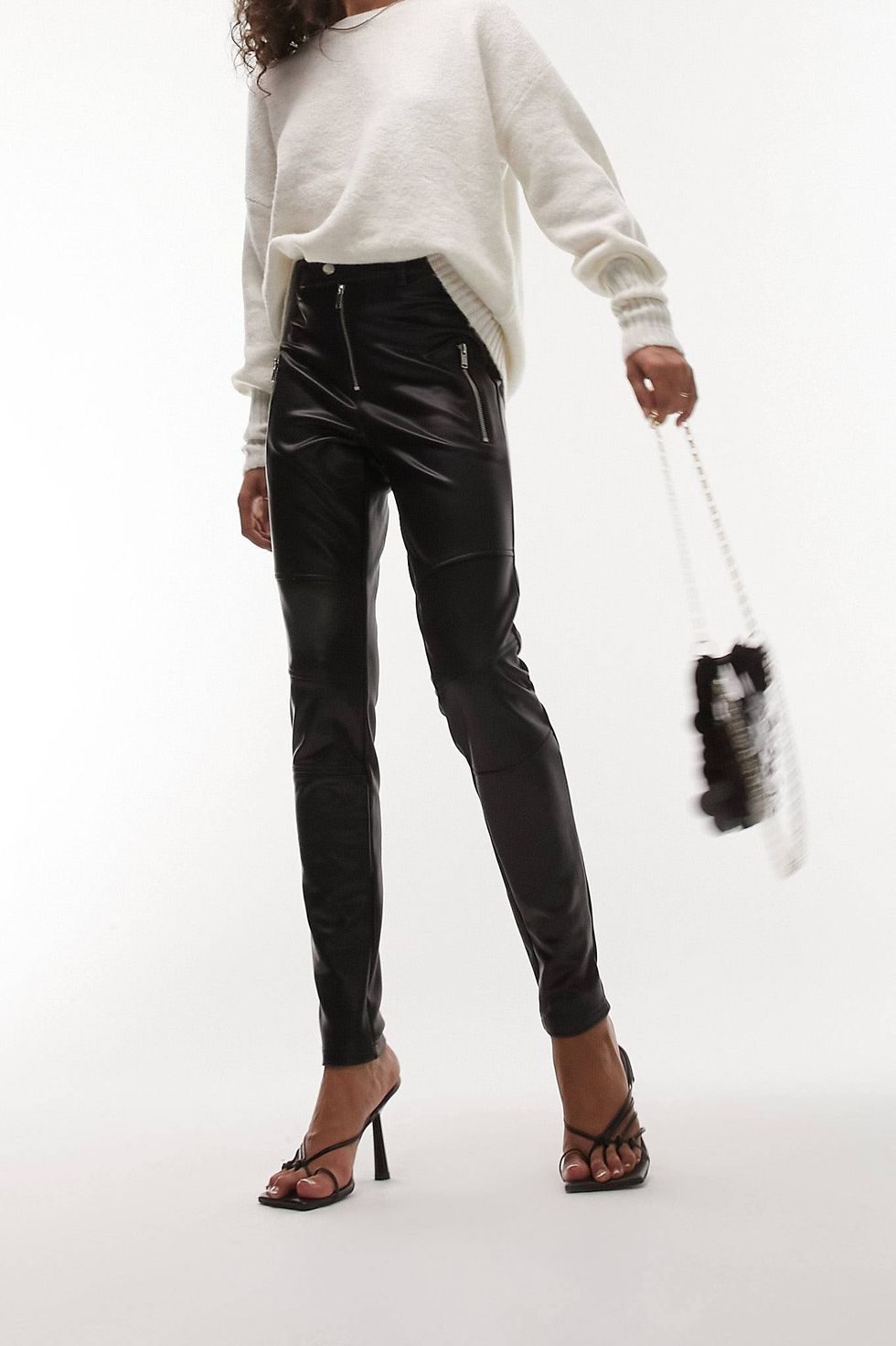 5 ways to style your black leather trousers
