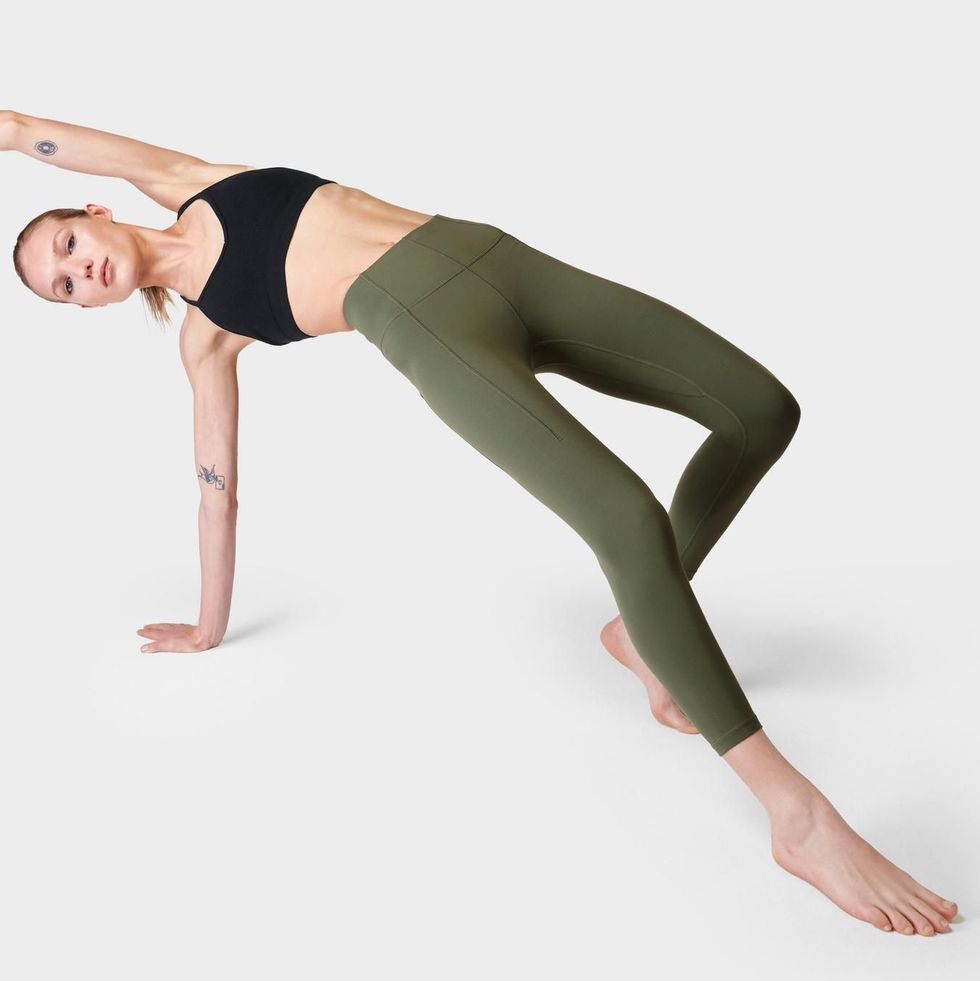 Organic Cotton Yoga Pants Yoga Leggings With Fold Over Waist Band Organic  Cotton Clothing 