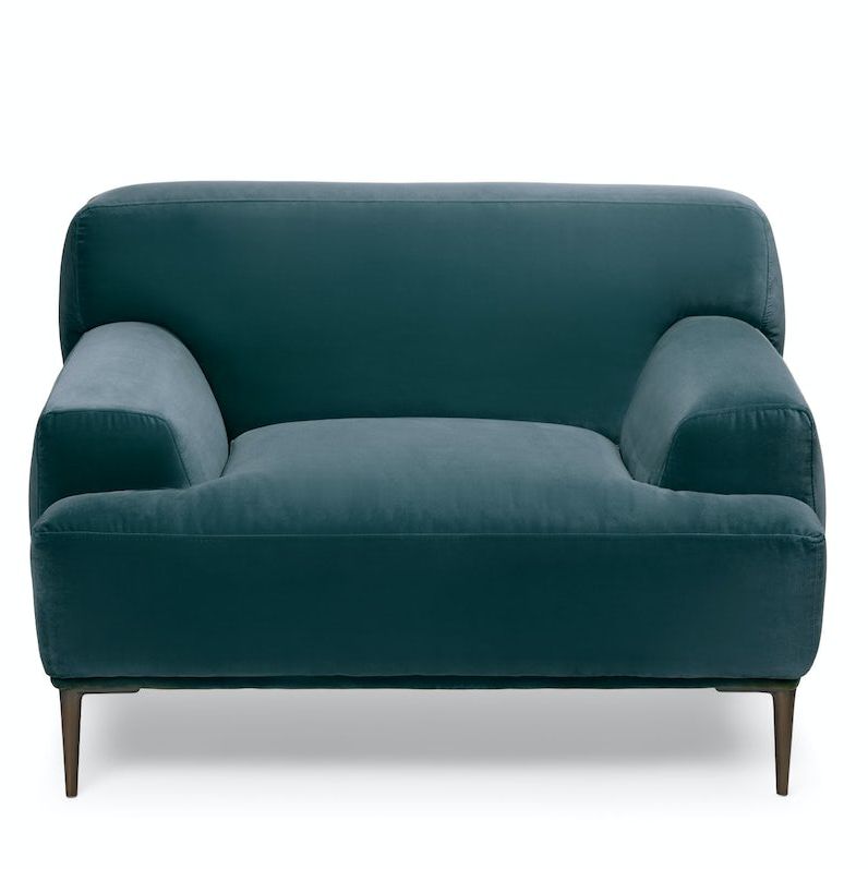 Abisko Plush Pacific Blue Lounge Chair