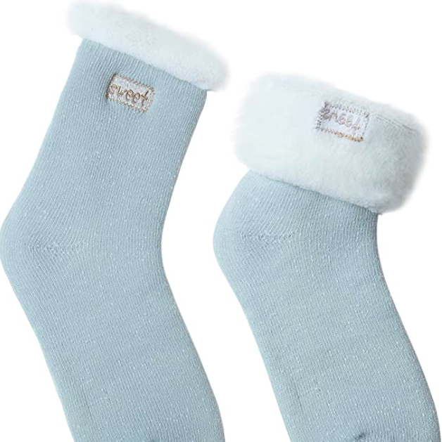 Calcetines cómodos para mujer, calcetines hasta la rodilla, calcetines de  invierno por encima de la rodilla, calcetines para dormir en casa