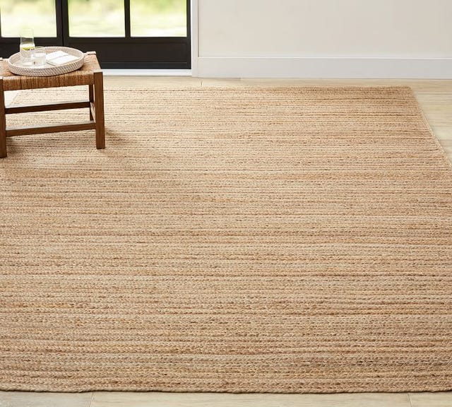 Haven Braided Natural Fiber Rug 8 x 10' Ivory