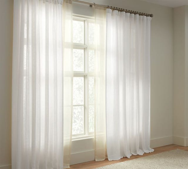 Emery Pinstripe Sheer Curtain