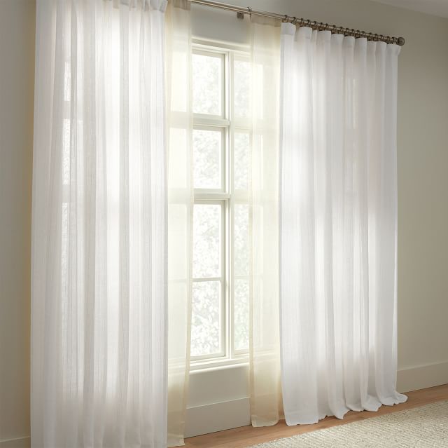 Emery Pinstripe Sheer Curtain