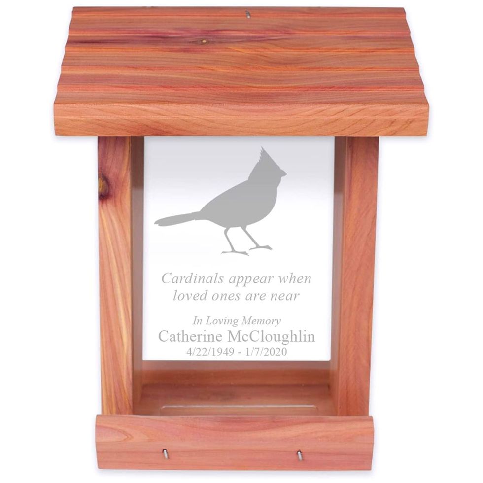 Personalized Memorial Bird Feeder