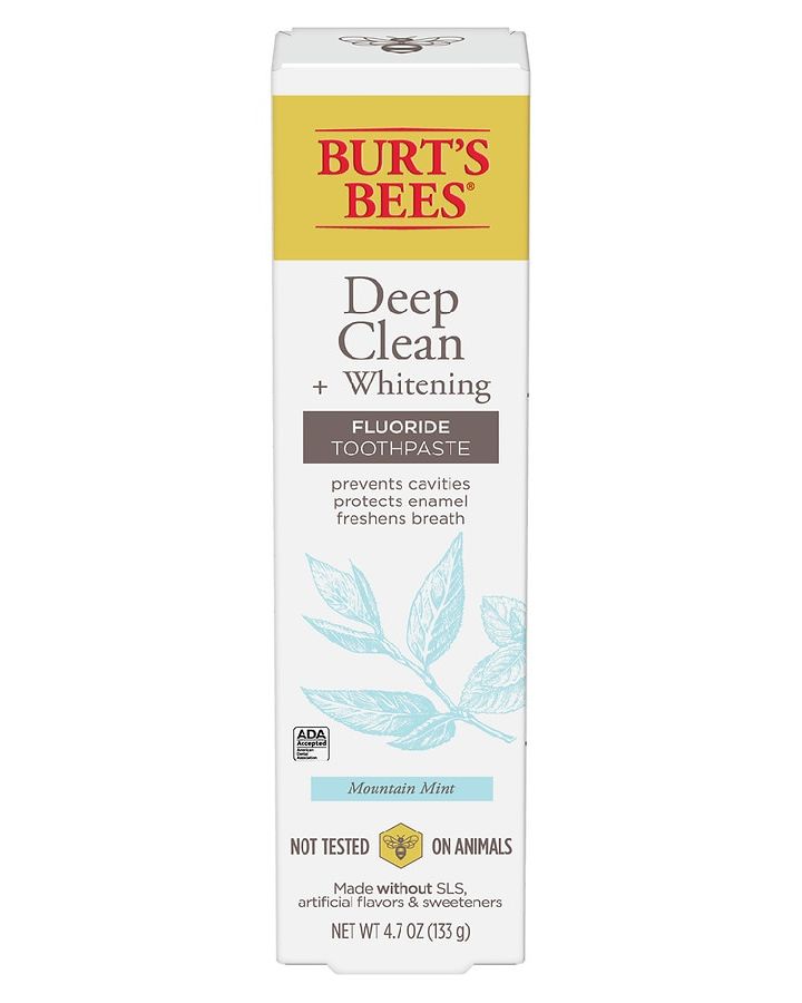 Burt's Bees Fluoride Toothpaste Deep Clean + Whitening Mint