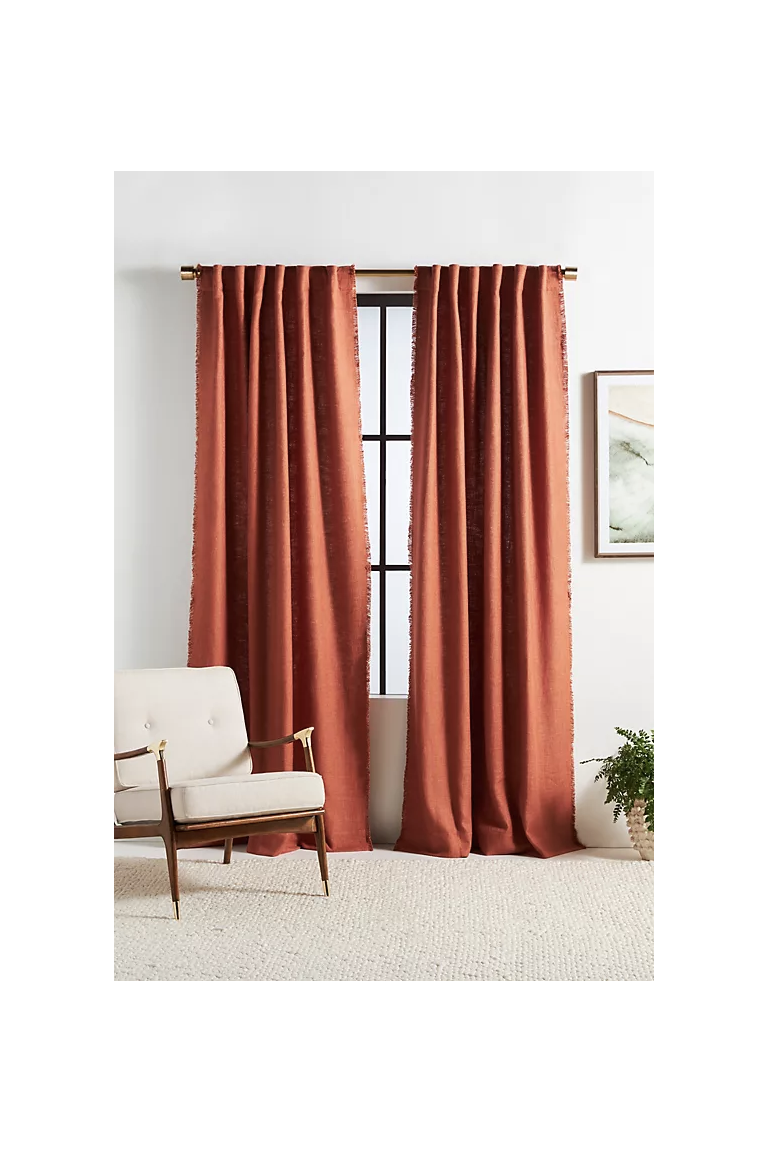 Luxe Linen Blend Curtain, from £98