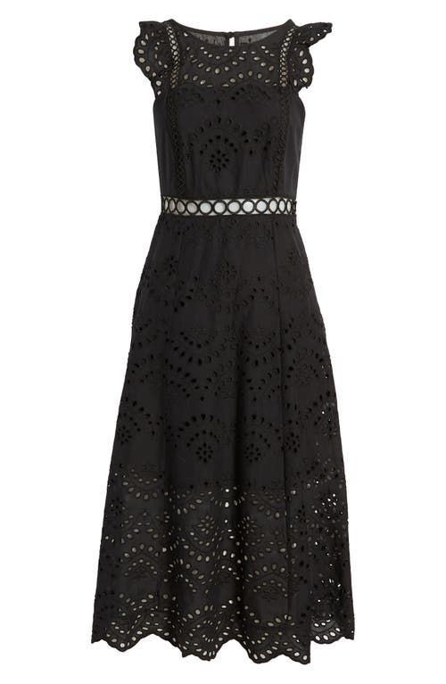 sam edelman ruffle eyelet dress