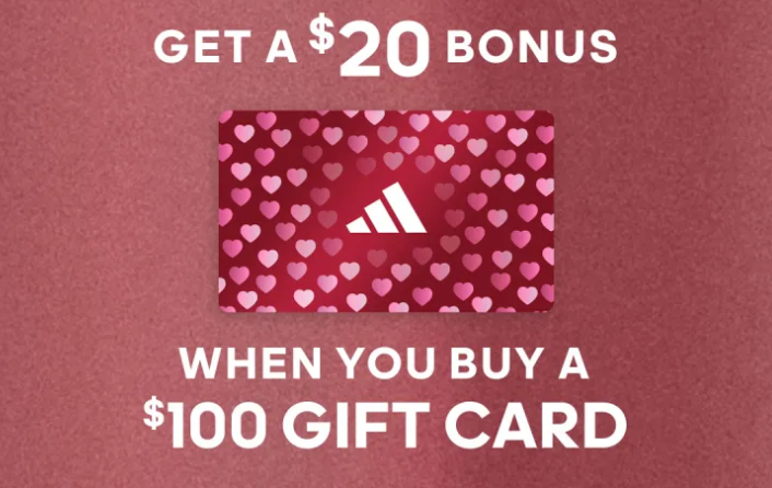 Stap nood badminton Get a free $20 credit when you buy a $100 Adidas gift card today