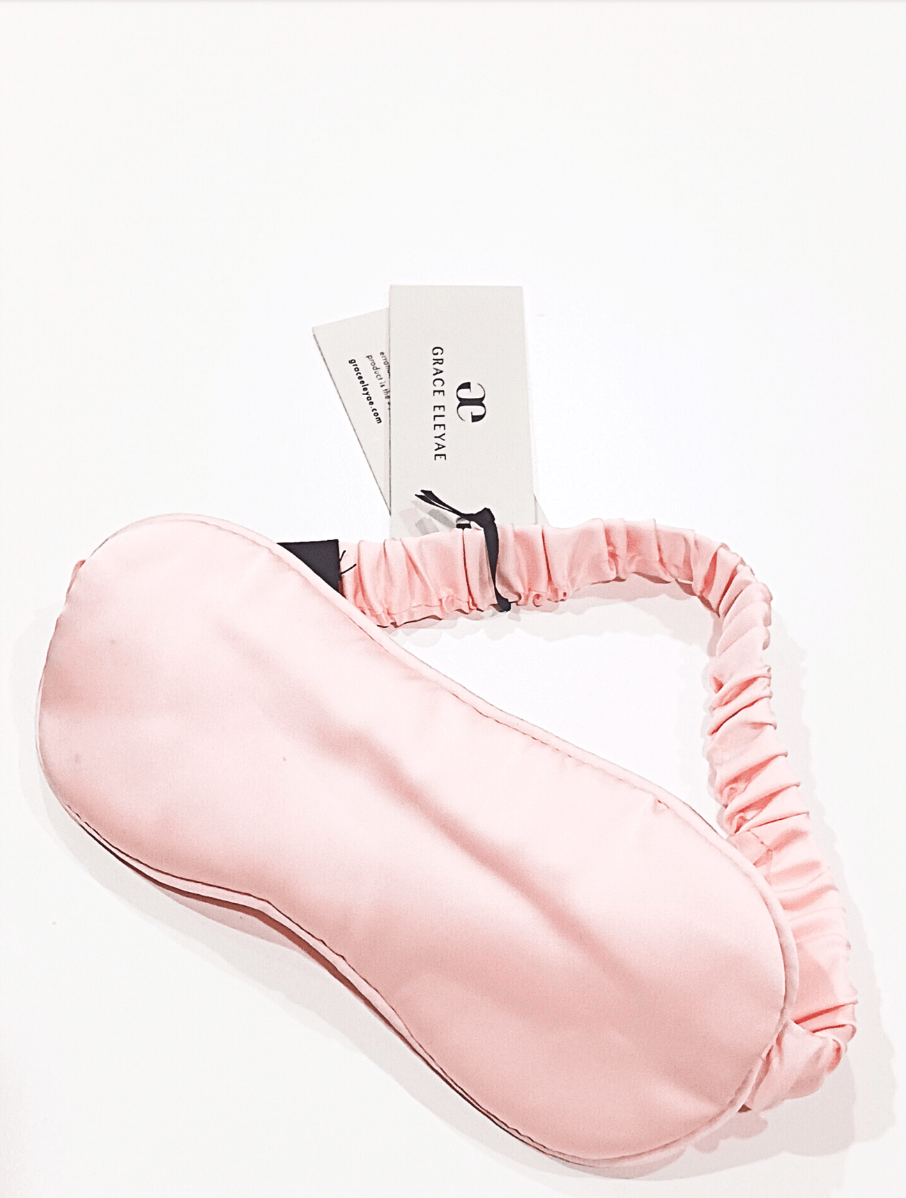 Pink Satin Eye Mask
