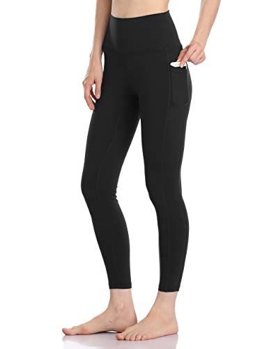 TNNZEET Capri Leggings for Women - Tummy Control Black Leggings with  Pockets High Waisted Yoga Pants Workout Cycling Leggings