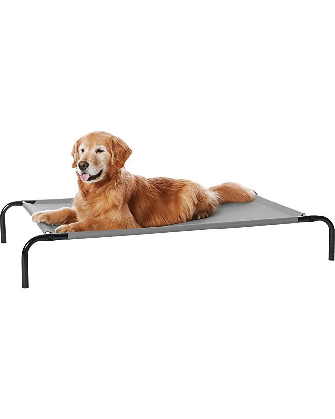 Cooling Elevated Dog Bed with Metal Frame