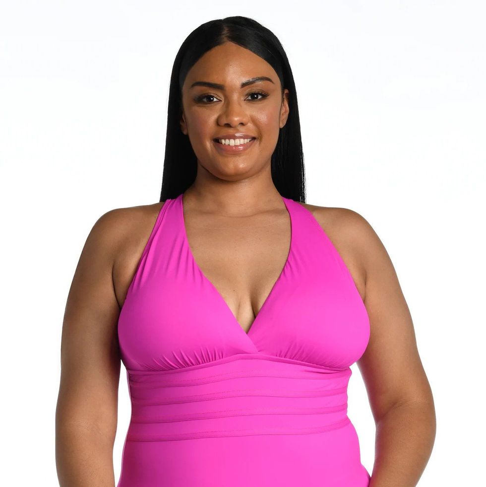  Viewamoon Peach Swimsuits For Big Busted Women