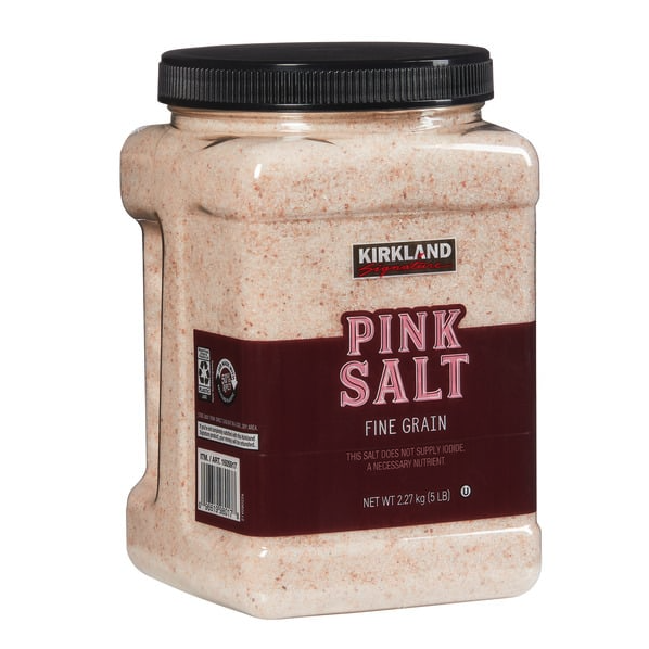 Kirkland Signature Fine Grain Pink Salt, 5 lbs