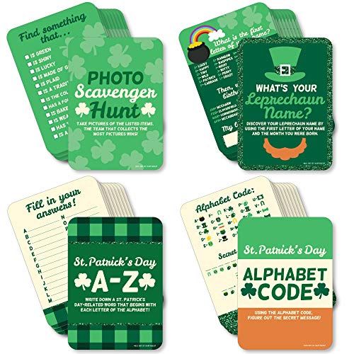 St. Patty’s Day Party Games, Set of 4