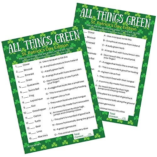 All Things Green Party Game