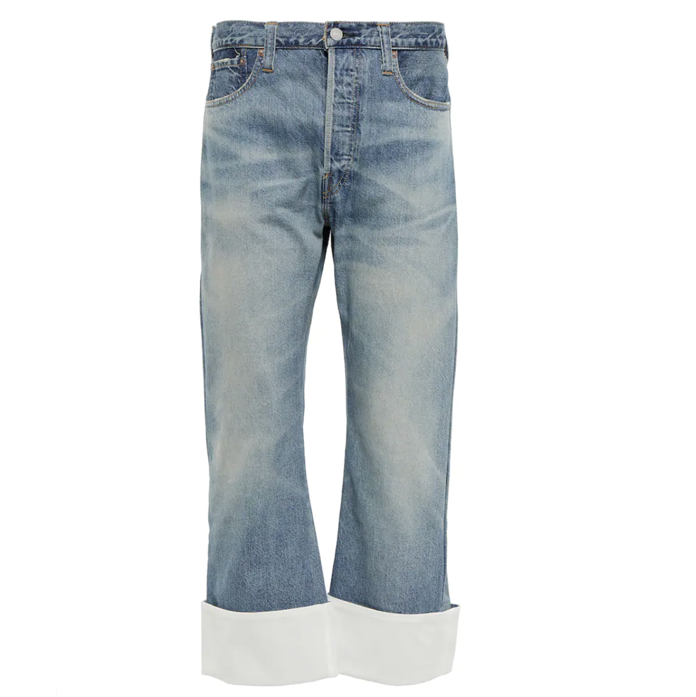 Mid-Rise Cropped Jeans