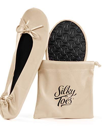 Foldable Travel Ballet Slip On Shoes 