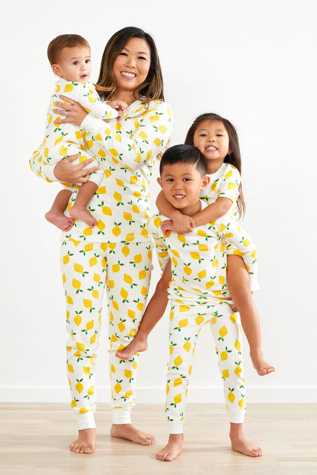 Lemon Matching Family Pajamas