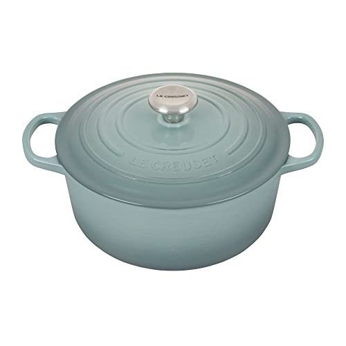 Enameled Cast Iron Signature Round Dutch Oven with Lid
