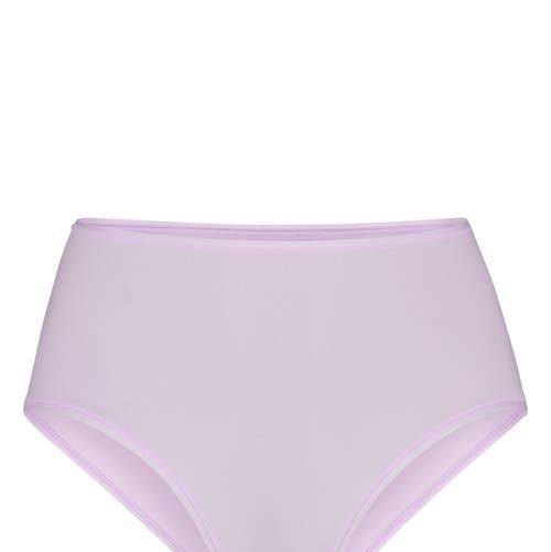 4-pack mesh thong briefs - Pink/Light purple - Ladies
