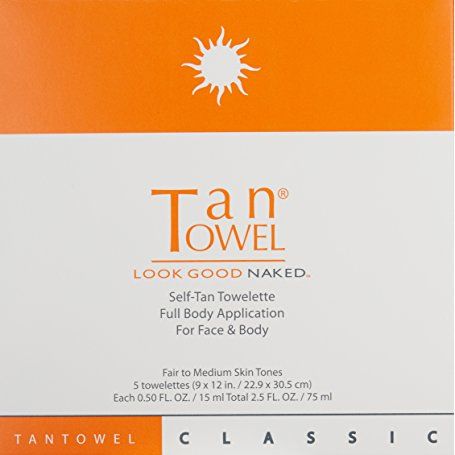 Tan Towel Full Body Classic, 5-Pack