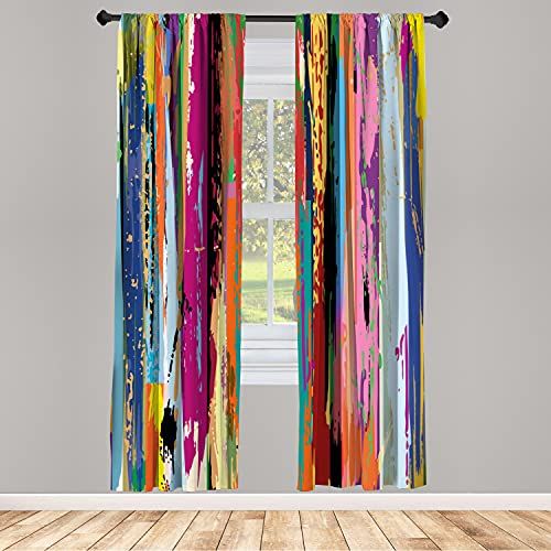 Abstract Window Curtains