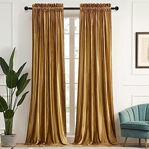 Gold Curtains