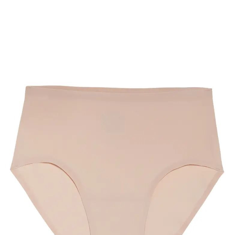 INVISIBLES White seamless high waisted briefs