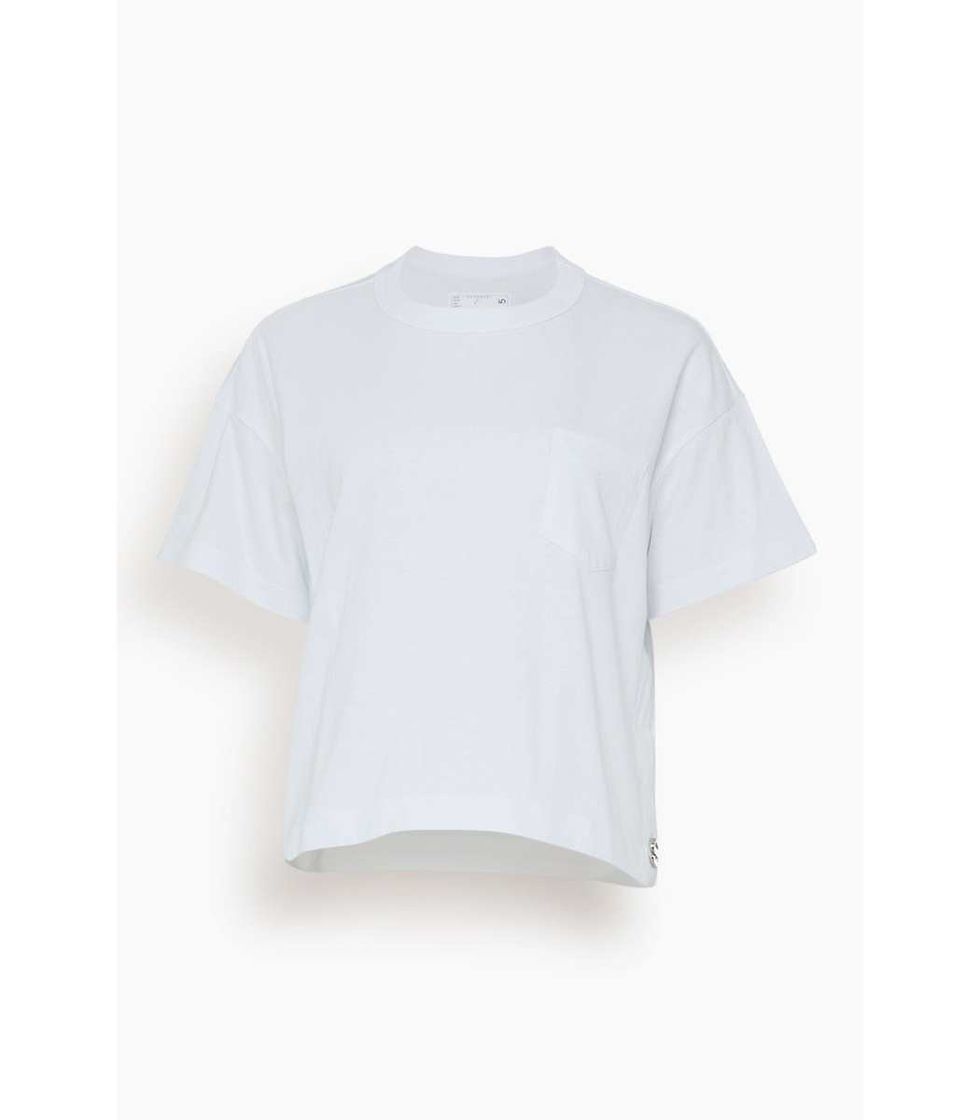 Cotton Jersey T-Shirt in Off White