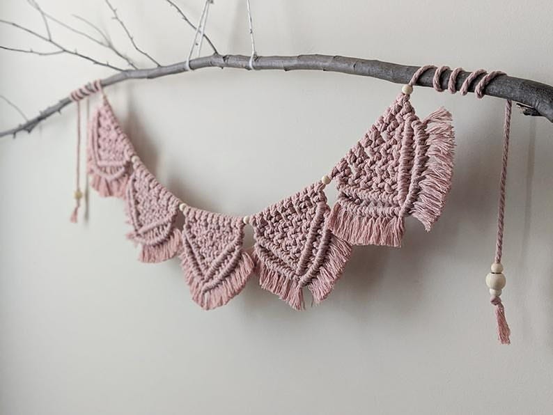 DIY Macrame Bunting Kit (25cm x 1.5m)