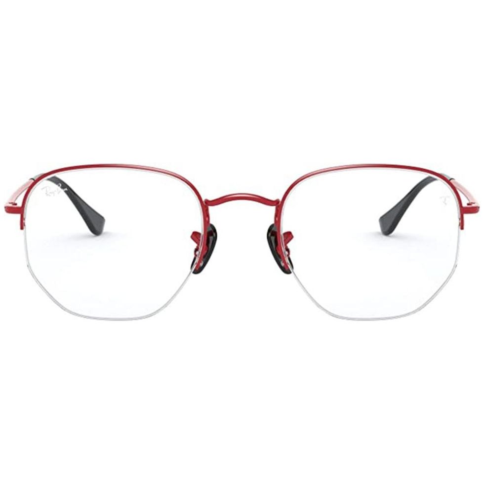 Scuderia Ferrari Collection Hexagonal Prescription Eyeglass Frames