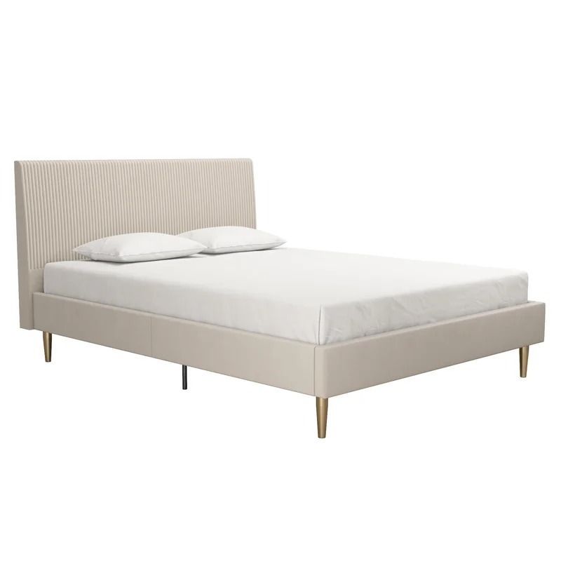 Daphne Upholstered Low-Profile Platform Bed