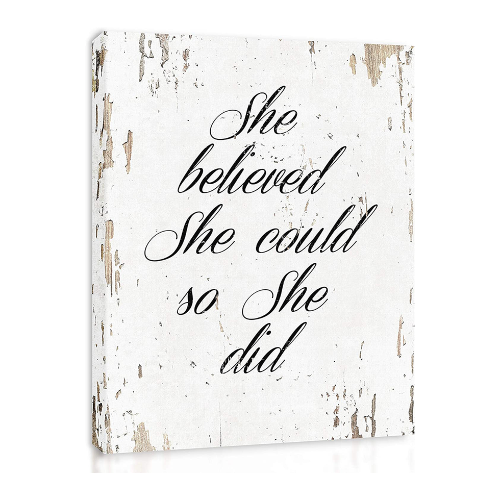 ‘She Believed She Could’ Wall Art