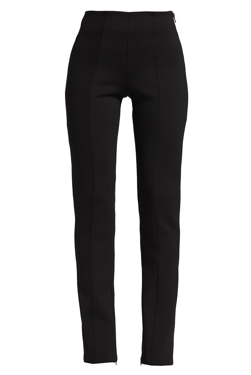Ladies Black Work Trousers Quality Stretch Fitted Work Pants In 3