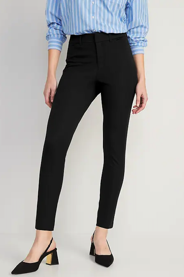 Business Casual Pants for Women High Waisted Bow Belted Suit Pants