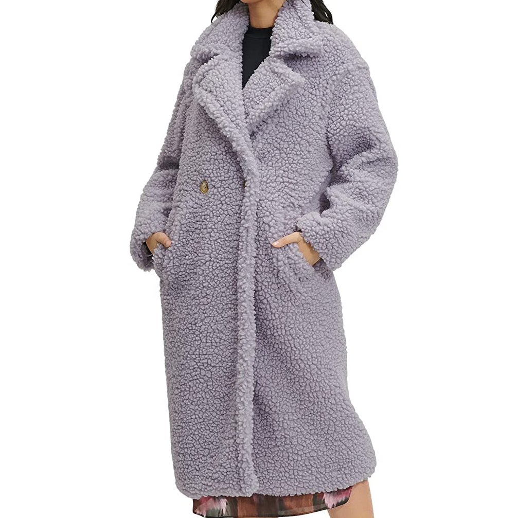 Gertrude Long Teddy Coat