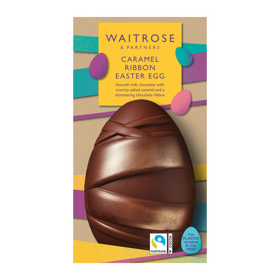 Waitrose Caramel Ribbon Easter Egg 178g