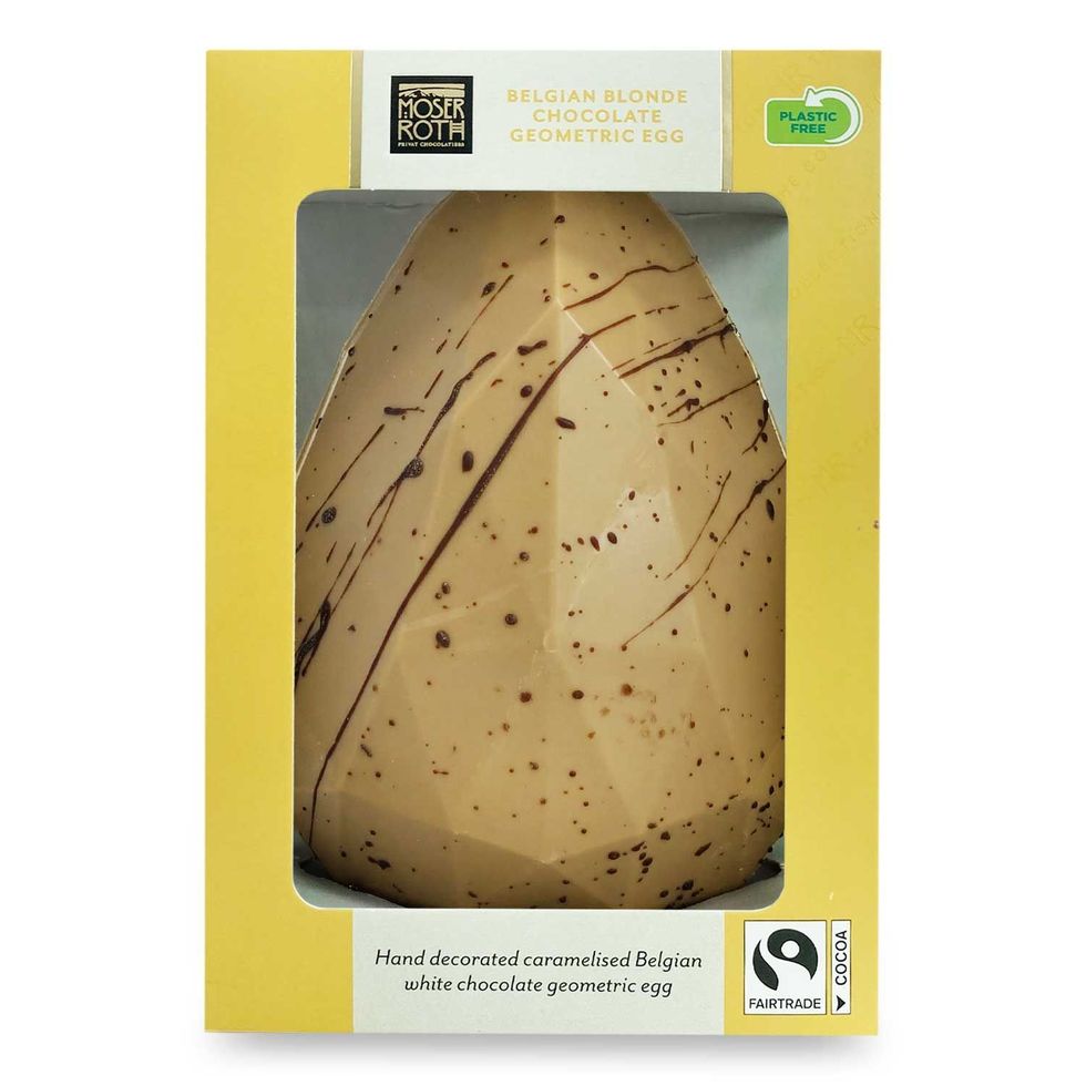 Aldi Moser Roth Blonde Chocolate Geometric Egg 120g