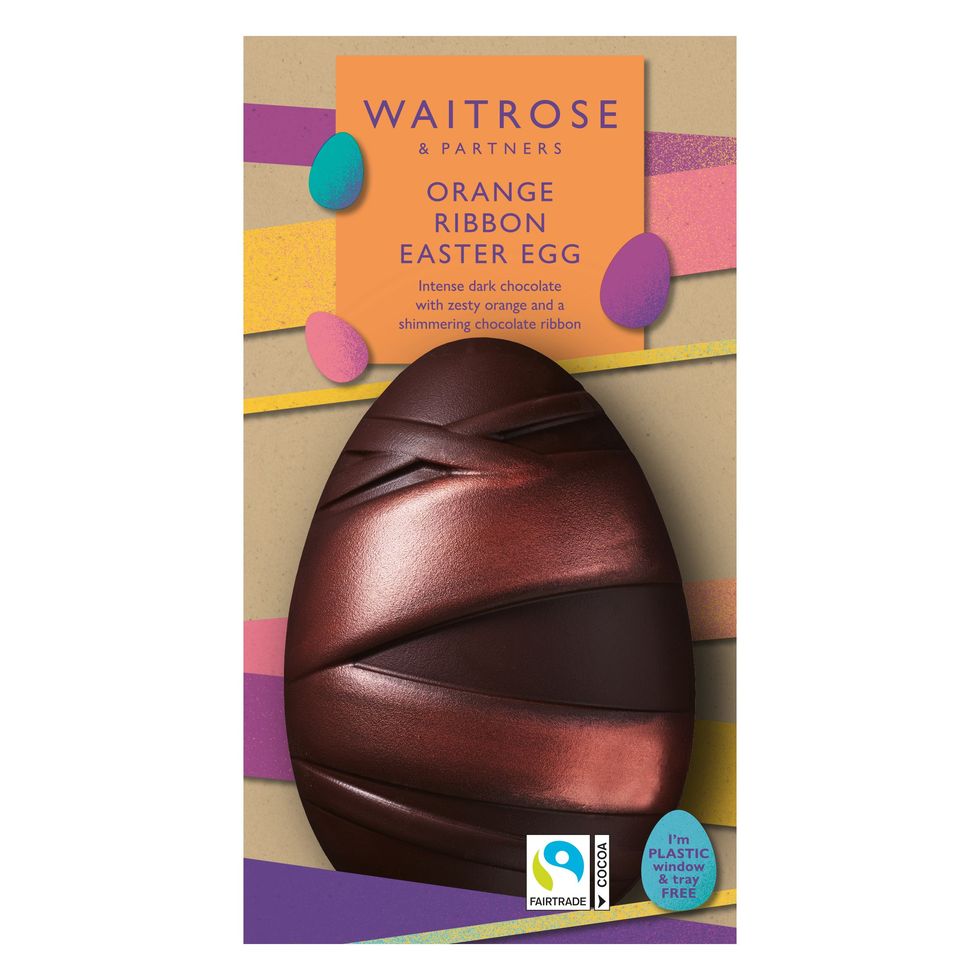 Waitrose Orange Ribbon Easter Egg 163g