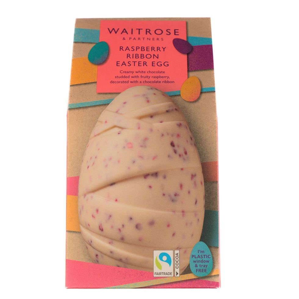 Waitrose Raspberry Ribbon Easter Egg 175g