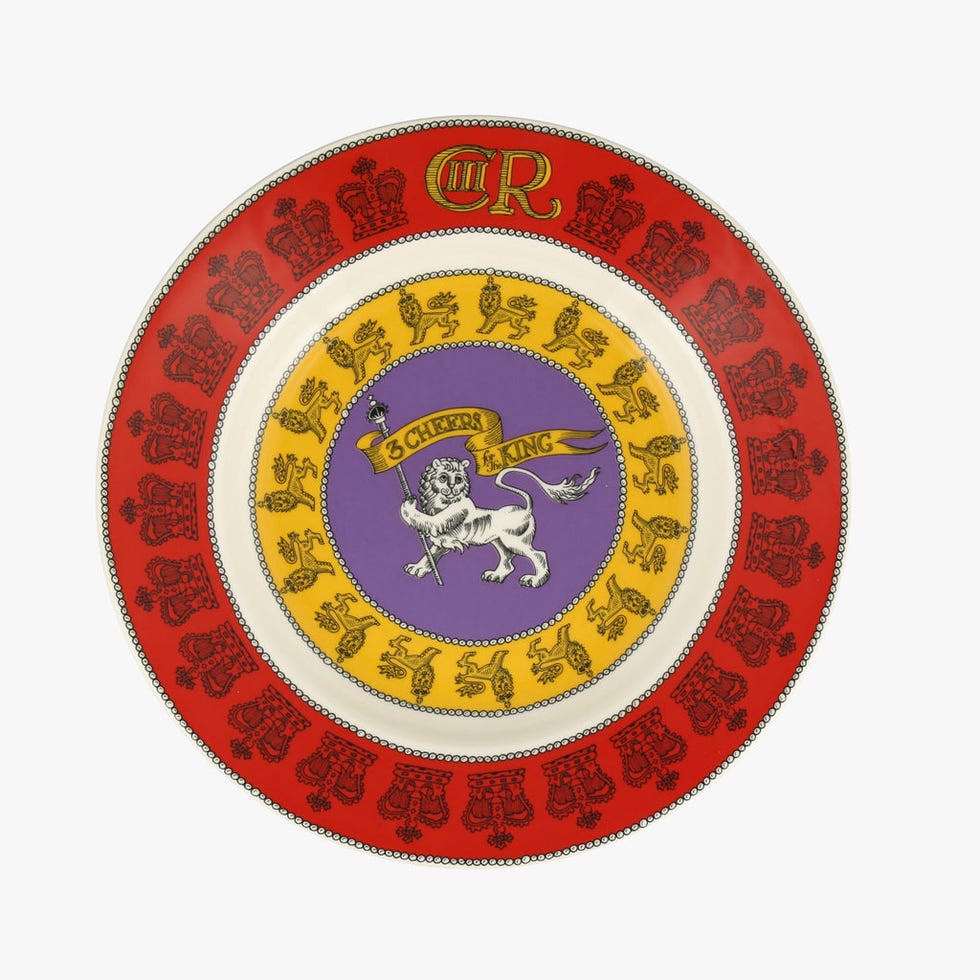 3 Cheers For King Charles III 8 1/2 Inch Plate