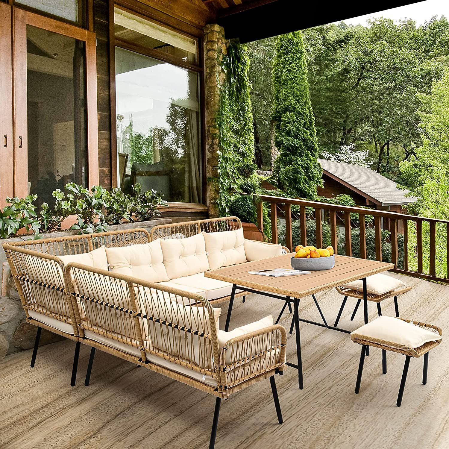 Outdoor dining room discount table