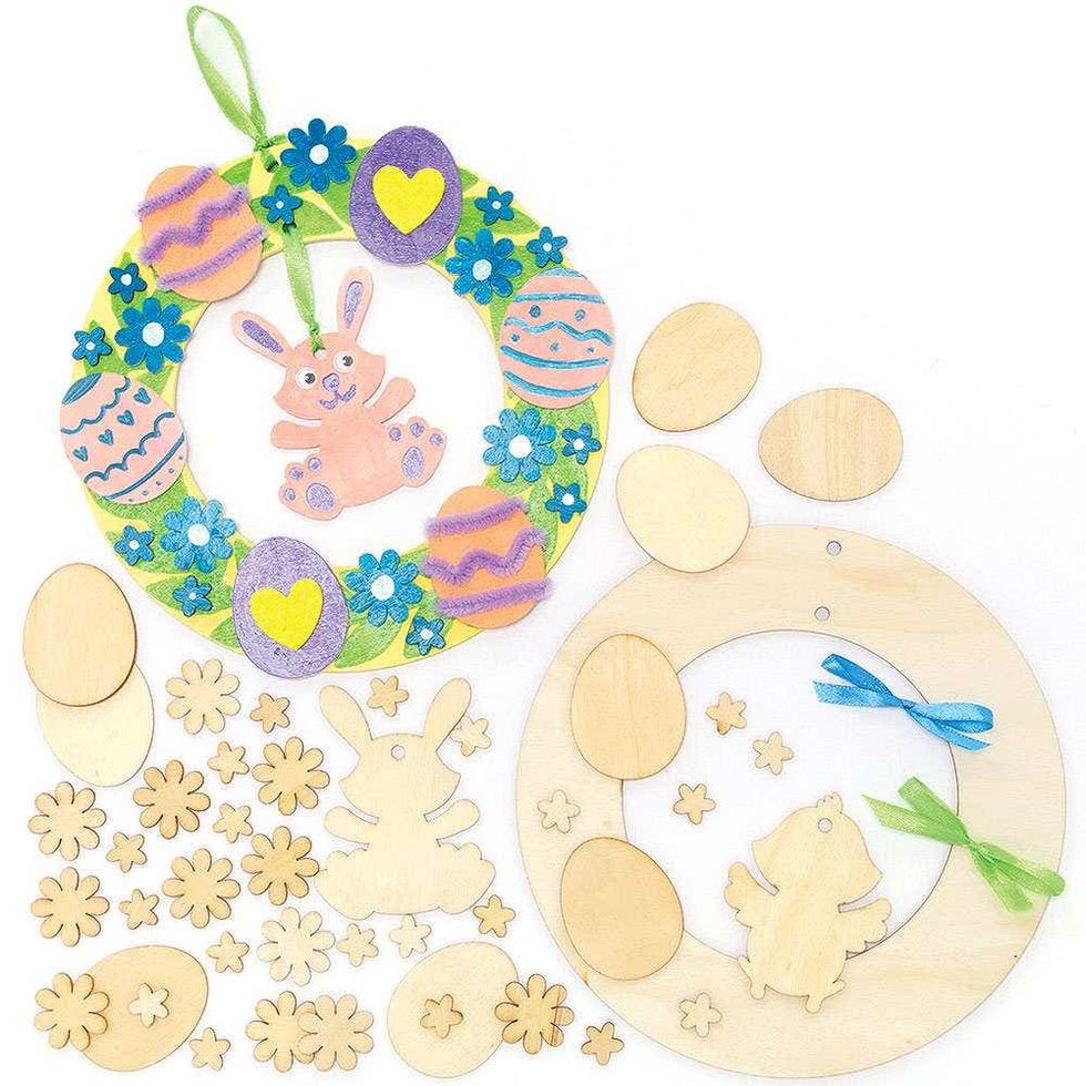 Baker Ross Spring Themed Bird Decoration Sewing Kits (Pack of 3) for Kids to Make and Decorate