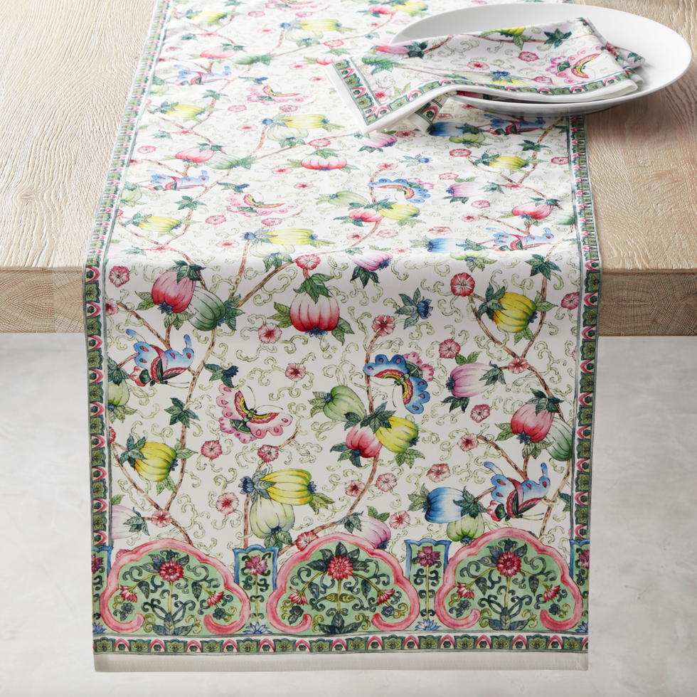 Famille Rose Table Runner