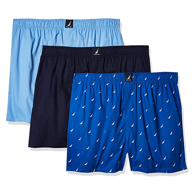 Men's Cotton Woven 3-Pack Boxer Shorts