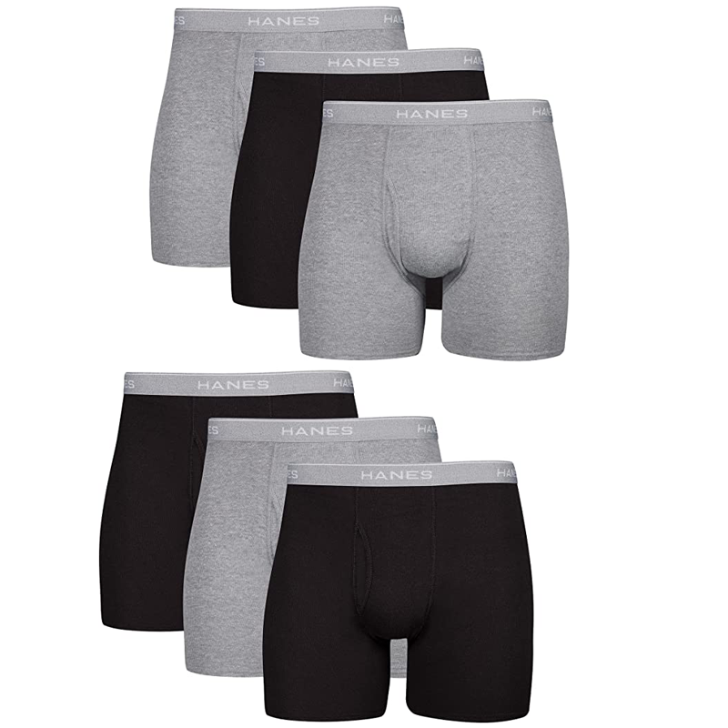 Men's Underwear Boxer Briefs 6-Pack