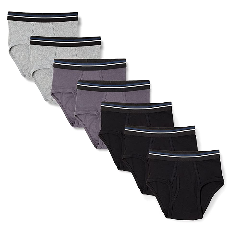 Men's Tag-Free Cotton Briefs, Pack of 7