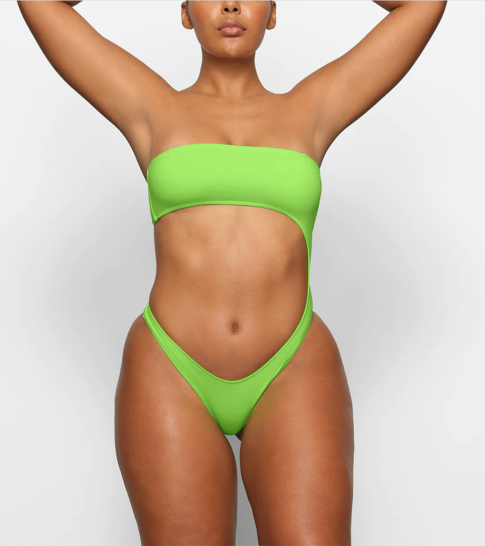 Swim strapless monokini