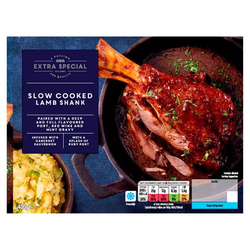 ASDA Extra Special Slow Cooked Lamb Shank 400g